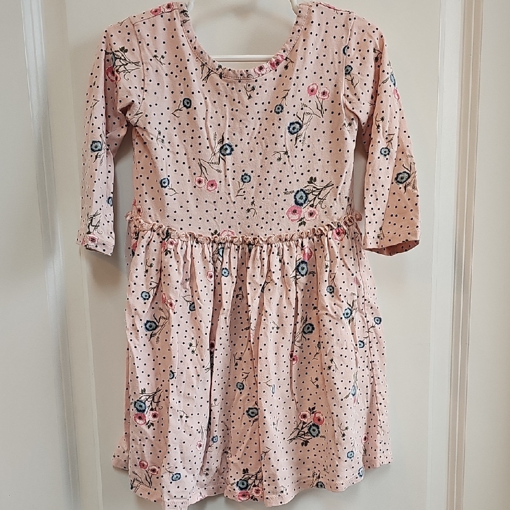 Harper Canyon Pink Floral Polka Dot Dress